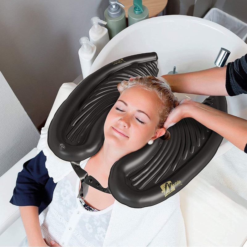 Mobile Salon - Portable Inflatable Rinse Basin for Washing and Cutting Hair at Home and in Bed Without a Salon Chair - NewNest Australia