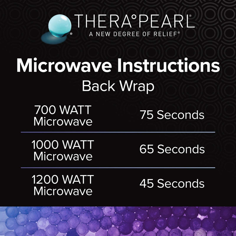 TheraPearl Back Wrap, Reusable Hot & Cold Therapy Pack with Gel Beads, Best Ice Pack for Wrist and Ankle Sprain, Flexible Hot & Cold Compression for Arthritis Pain Relief & Sports Injuries - NewNest Australia