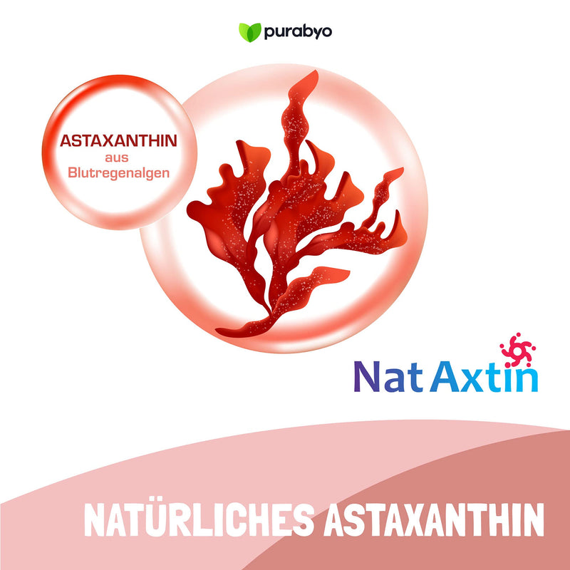Natural ASTAXANTHIN vegan | in the glass | with oxidation protection in MCT oil | 4 mg pure astaxanthin in high doses | From the Atacama Desert | 2 month supply | from Haematococcus Pluvialis microalgae - NewNest Australia
