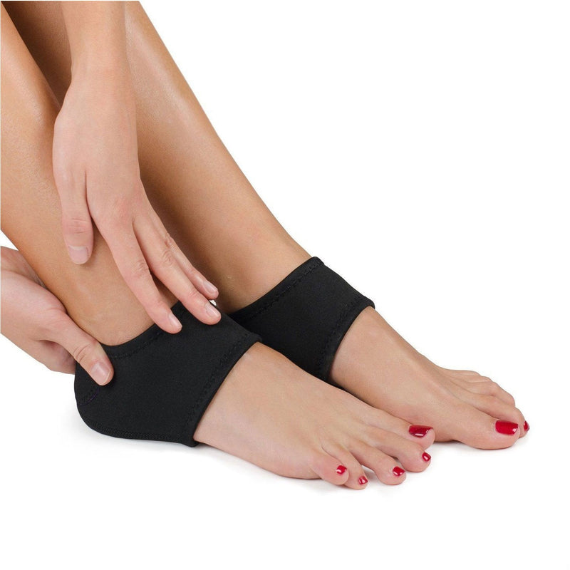 Pedimend Plantar Fasciitis Therapy Wrap - Relief from Heel and Foot Pain - Plantar Fasciitis Sock – Quick Muscle Recovery - Shock Absorbing Breathable Protective Heel Sock - Foot Care (Two Pairs) Two Pairs - NewNest Australia