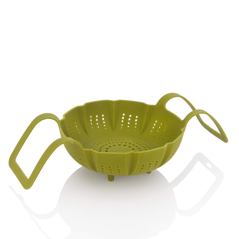 Zavor Silicone Steamer Basket & Strainer for 6Qt & Larger Pressure Cookers, Multicookers, Instant & Stock Pots | BPA-free, Non-scratch Pressure Cooker Accessories Collection, Green (ZACMISB22) - NewNest Australia