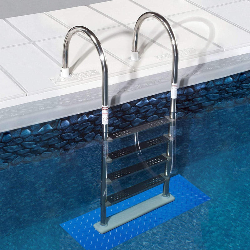 2.5mm Thickened Swimming Pool Ladder Mat Protective Swimming Pool Step Pad for Above Ground Swimming Pool Ladder Pad Vinyl Non-Slip Pool Liner,9 x 36 1 - NewNest Australia