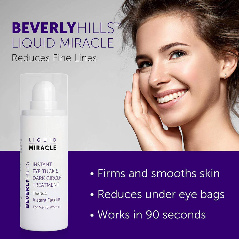 Beverly Hills Instant Facelift - Reduce Fine Lines and Remove Puffiness in 90 Seconds Rapid Reduction of Wrinkles, Instant Lift Eye Serum 30ml / 1oz - NewNest Australia