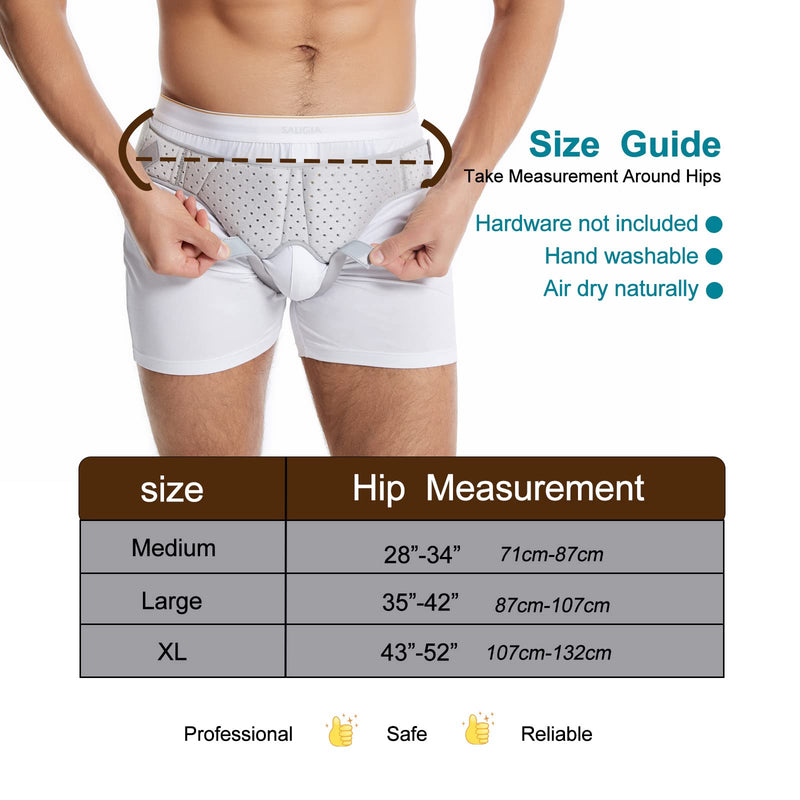 HEERTEEAJ Hernia Belts for Men,Hernia Belt for Women Pain Relief Recovery, Hernia Belt for Inguinal with Removable Pad and Adjustable Waist Strap,Hernia Belt,Hernia Truss Not Slipping Large - NewNest Australia
