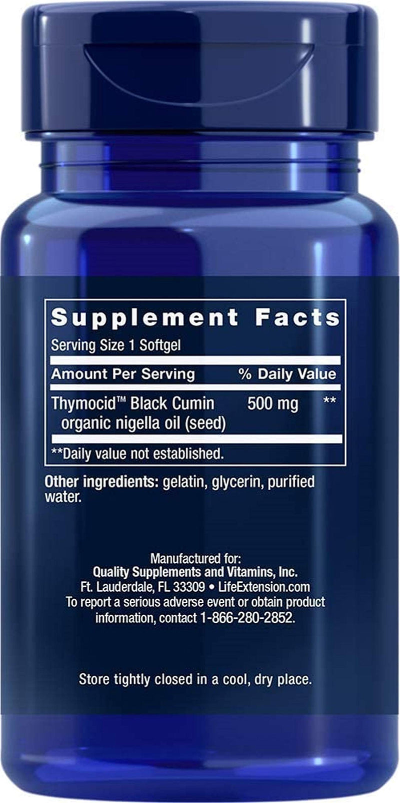 Life Extension Black Cumin Seed Oil, 60 softgels Life Extension (2 pack) - NewNest Australia