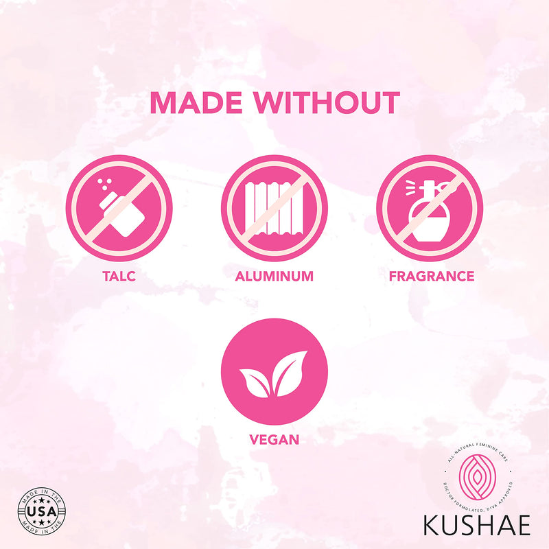 Kushae Feminine Deodorant Spray – OB/GYN Made, All Natural, Prevent Odors in Intimate Areas Due to Sweat from Workouts, Busy Days, Warm Climates, Hormonal Changes, Made in USA - NewNest Australia
