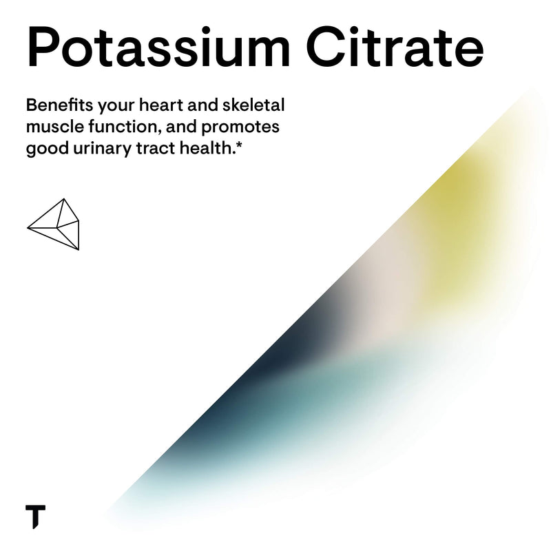 Thorne Research - Potassium Citrate - Highly-Absorbable Potassium Supplement for Kidney, Heart, and Skeletal Support - 90 Capsules - NewNest Australia