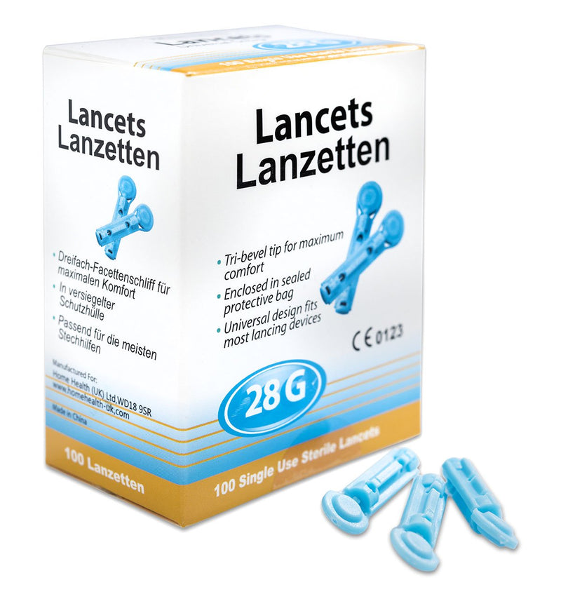 SD CodeFree blood sugar test strips value pack - 100 pieces of diabetes tests to check blood sugar (diabetes) + 50 blood lancets size 28G - NewNest Australia