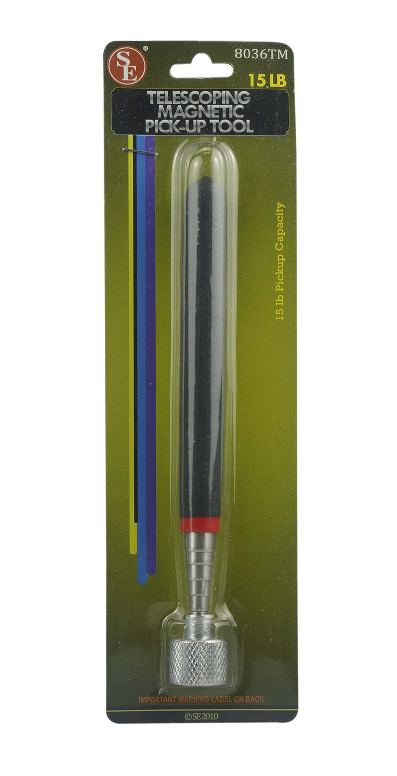 SE 30” Telescoping Magnetic Pick-Up Tool with 15-lb. Pull Capacity - 8036TM-NEW ONE - PACK - NewNest Australia