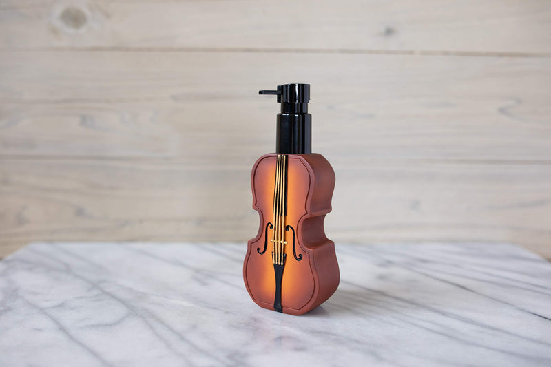 Borders Unlimited Brown Violin Music Lotion/Soap Dispenser, Multi - NewNest Australia