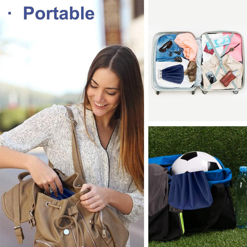 Ice Bag,Reusable Ice Cold Pack First Aid Ice Packs Hot & Cold Ice Bags First Aid Therapy Packs Refillable Flexible Waterproof Pouch for Sports Injury Pain Relief and Reduce Swelling (20cm) 20cm - NewNest Australia