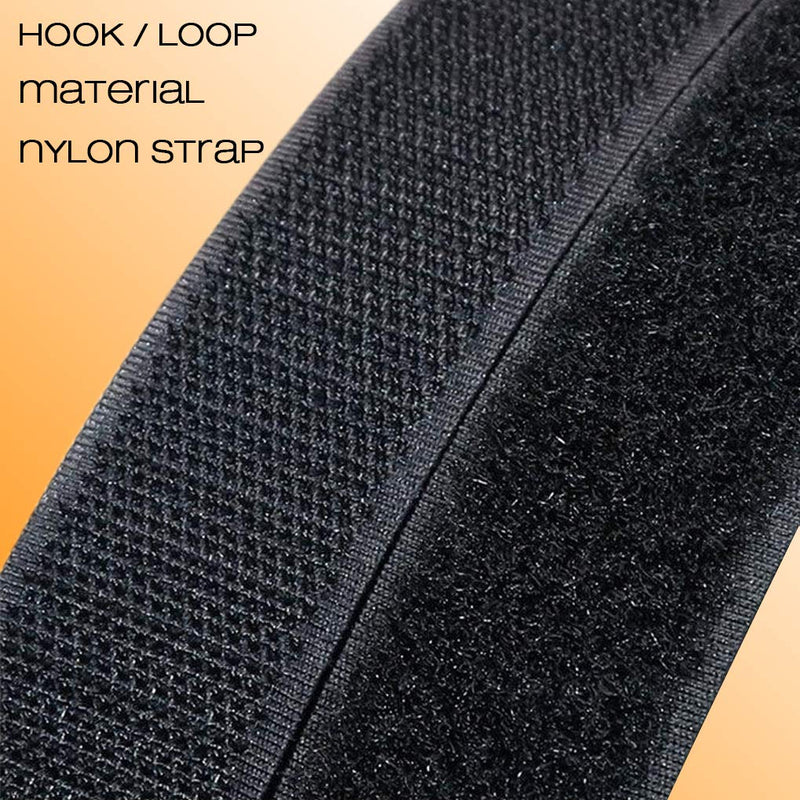 VIGAER 8"-12"-18"-24"-30" Reusable Fastening Cable Straps, 30 Pcs Securing Straps Adjustable Nylon Hook and Loop Cinch Cable Ties Down with Metal Buckle 8"-12"-18"-24"-30" - NewNest Australia