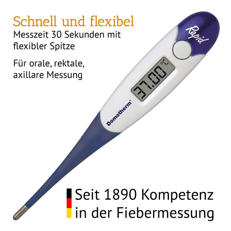 Domotherm Rapid digital clinical thermometer with 2 decimal places
