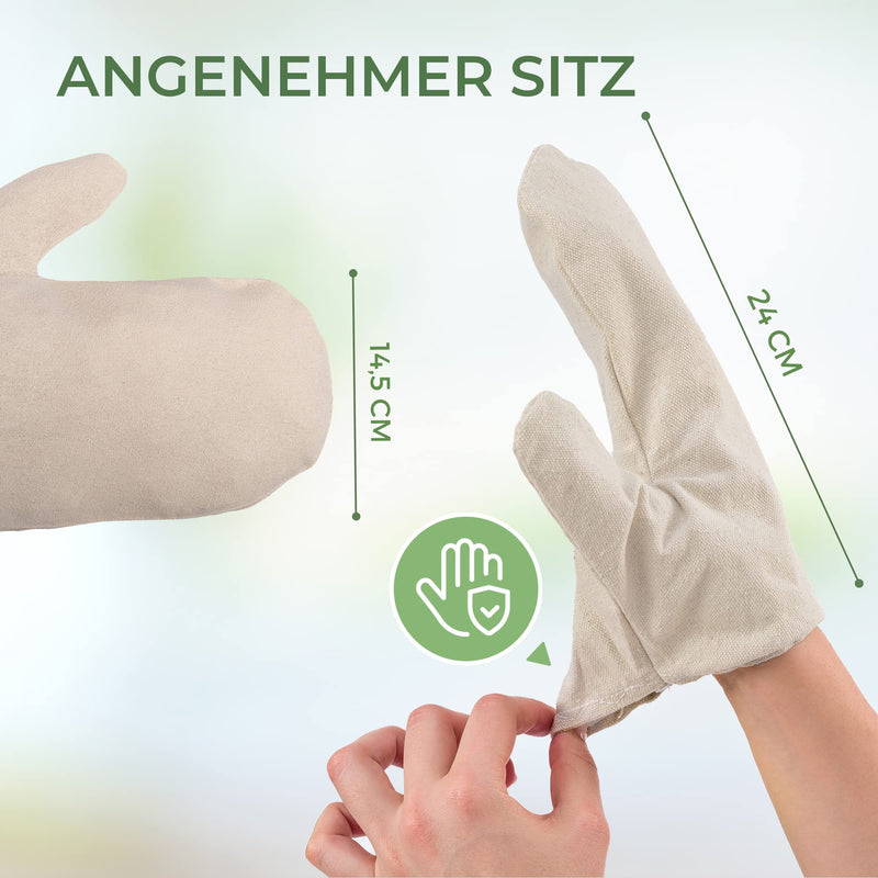 Garshan silk gloves made of raw silk | For effective dry massage, Ayurveda, peeling & Garshan massage | One size | Quality from MASSAGE-EXPERT 100% raw silk - NewNest Australia