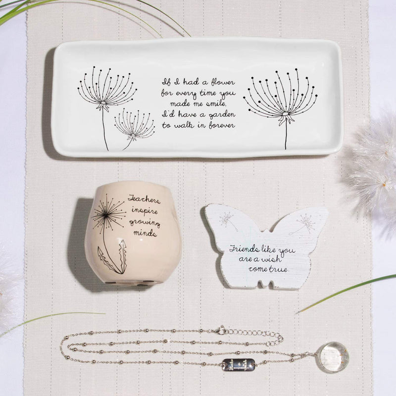 Pavilion Gift Company Teachers Inspire Growing Minds Ceramic Soy Candle - NewNest Australia