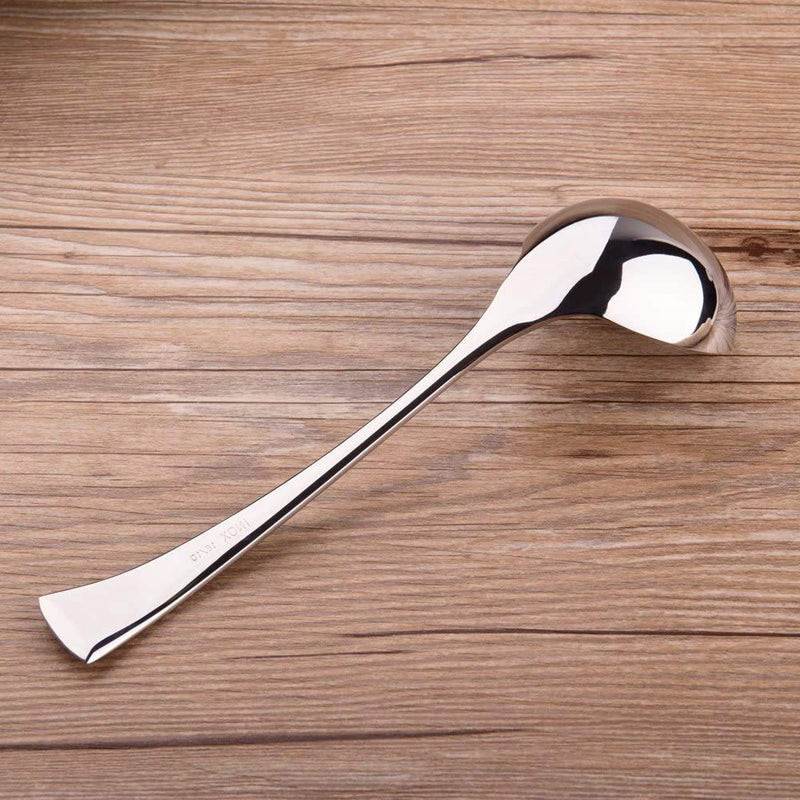 NewNest Australia - IMEEA 7.5inch 18/10 Stainless Steel Gravy Soup Spoon 