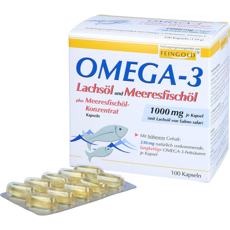Omega 3 salmon oil and sea fish oil capsules - NewNest Australia