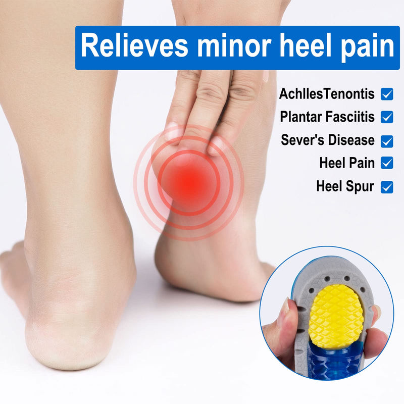 Altartar Heel Spur Inserts, Orthopedic Gel Insoles, Heel Pads For Shoes, Heel Protection, Silicone, Women, Men, Heel Wedge, Heel Lift, 25 Mm, For Relieving Plantar Fasciitis - NewNest Australia