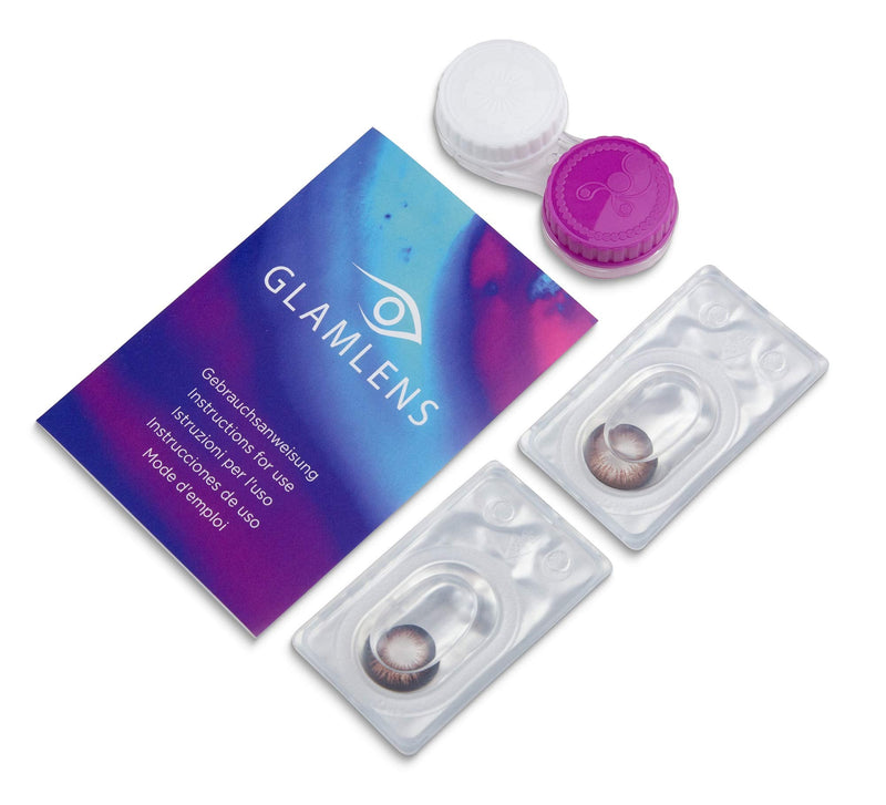 Very opaque and natural brown contact lenses SILICONE COMFORT NEW in color “Siena Choco” brown + container from GLAMLENS - 1 pair (2 pieces) - DIA 14.50 - without strength 0.00 diopters 0.0 diopters 8.8 millimeters 14.50 millimeters 2.0 - NewNest Australia