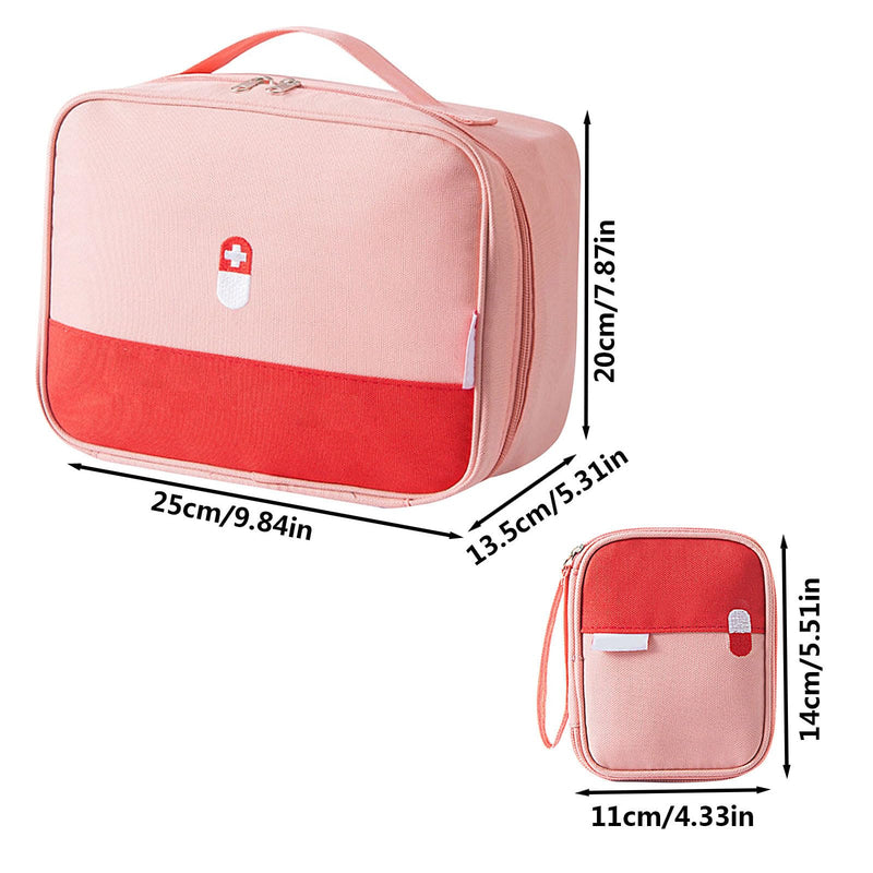 Seasboes Medicine Bag, Large Capacity Emergency Bag, Portable Travel First Aid Kit Medicine Bag Medicine Box, Waterproof Medicine Storage Bag For Home Travel Office - NewNest Australia