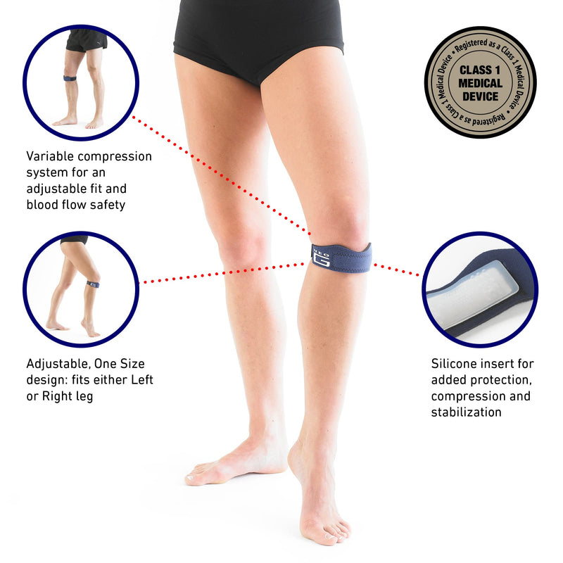 Neo-G Patella Tendon Knee Strap Support – Knee Band for Running, Sports, Knee Pain Relief - Runners Knee Brace, Jumpers Knee Strap, Tendonitis, Patellar Tracking, Osgood Schlatter Knee Support - NewNest Australia