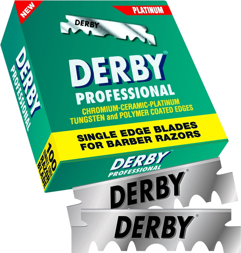 Derby razor blades Professional 300 / pack of three - 3 x 100 pieces, rustproof, individually packed - NewNest Australia