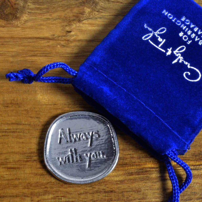 NewNest Australia - Crosby & Taylor Angel Always with You Lead-Free American Pewter Sentiment Coin 