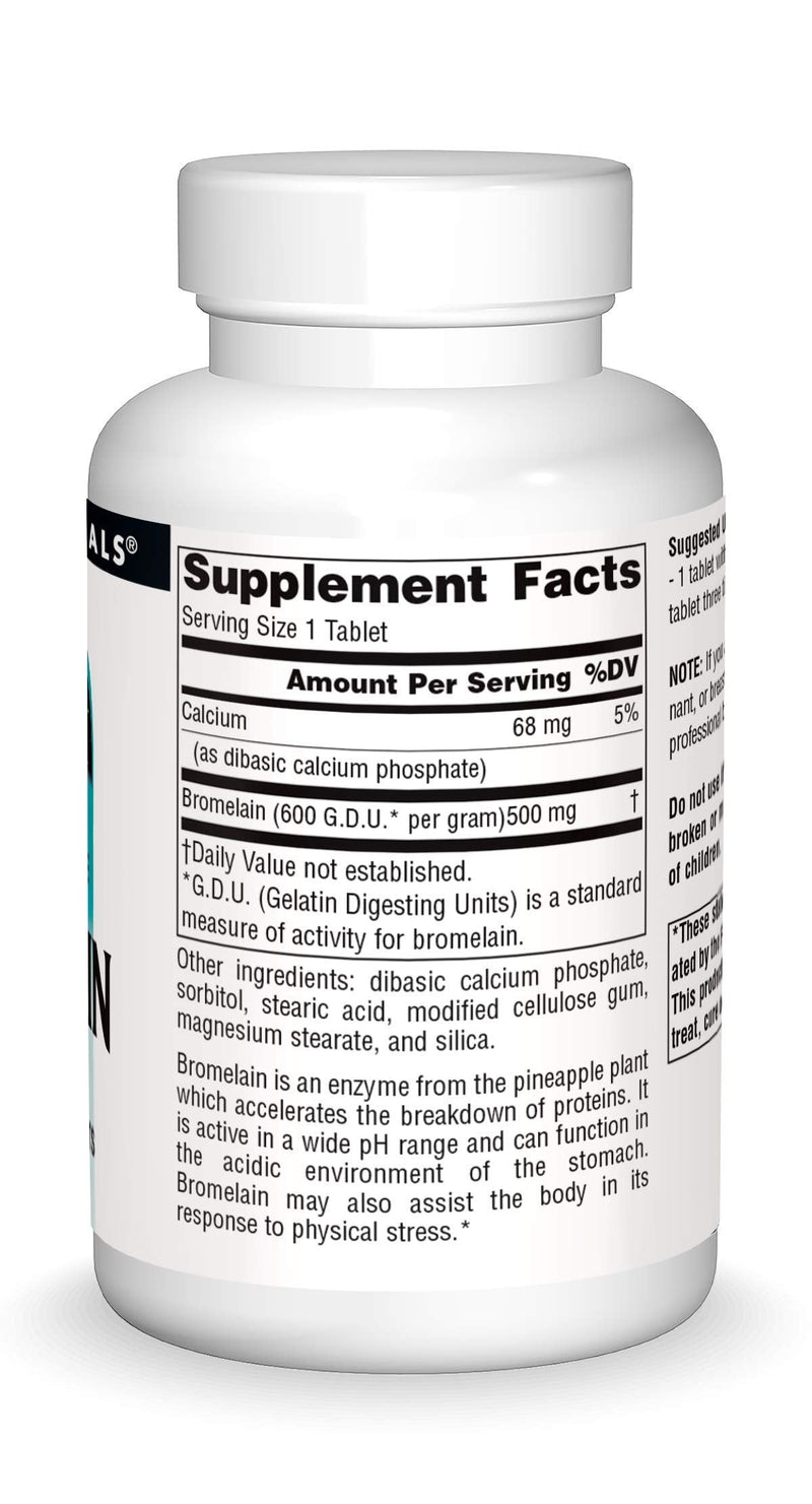Source Naturals Bromelain 500mg Proteolytic Enzyme Supplement - 120 Tablets - NewNest Australia
