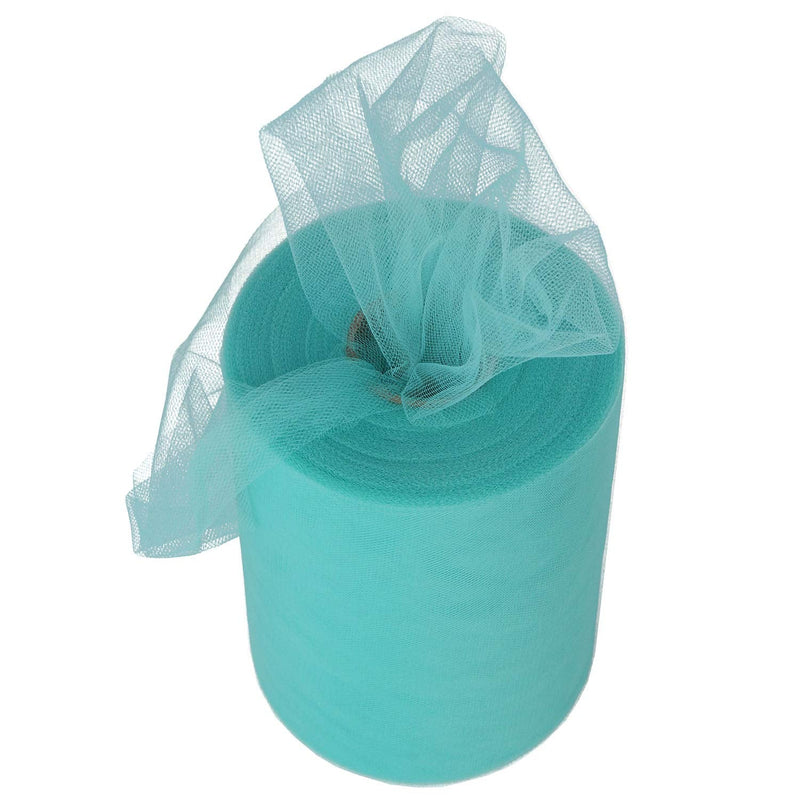 Aqua Tulle Roll Spool 6 Inch x 100 Yards for Tulle Decoration Aqua - NewNest Australia