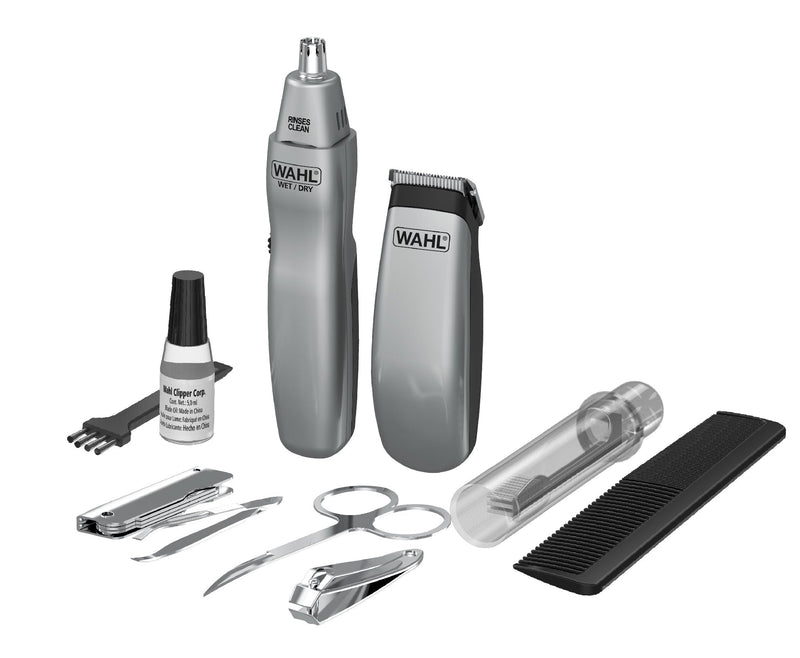 WAHL 9962-1816 travel set / battery-operated beard trimmer and nose/ear hair trimmer - NewNest Australia