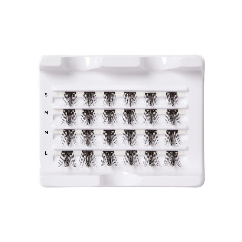 KISS FALSCARA False Eyelashes WISPS Multipack, Accent, DIY, Ultra Glam, Invisible, Rewearable 3x, Buildable & Customizable, Easy To Apply, Split Lash Tip | 24 Wisps - NewNest Australia