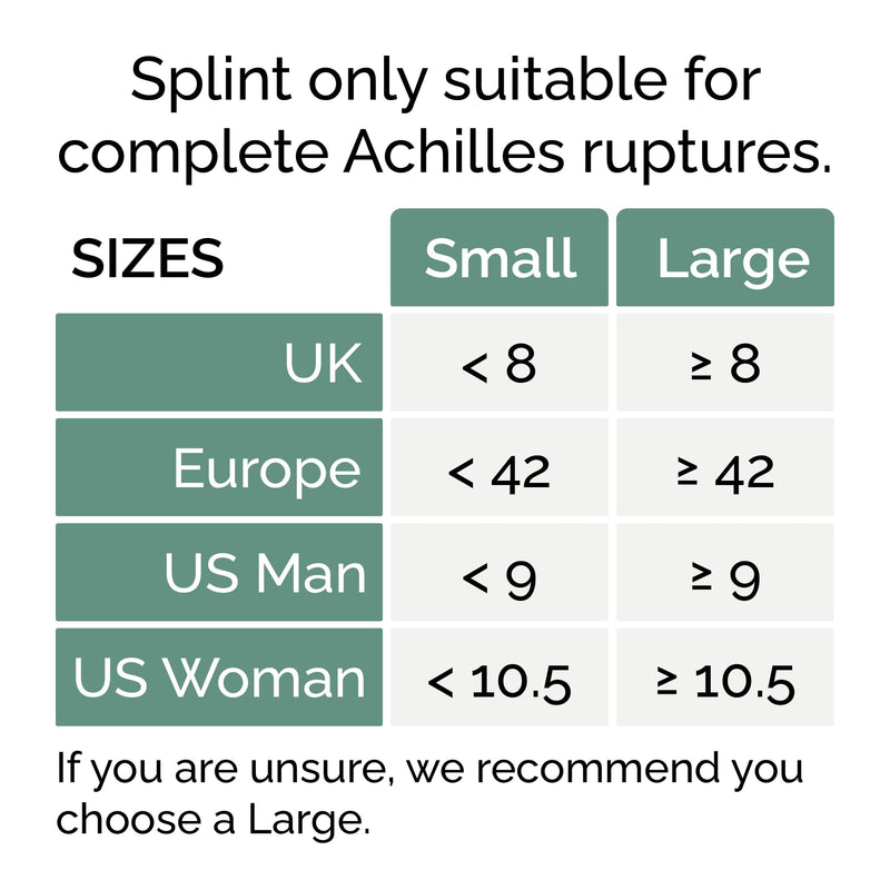 Achilles Tendon Rupture Night Splint Orthopedic Recovery Brace For Torn Achilles, Comfortable And Lightweight Support, Provides Alternative To Boots And Supports Sleep (Large, Right) - NewNest Australia