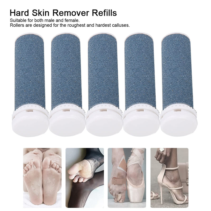 Coarse Replacement Rollers, Foot File Roller Heads,5pcs Extra Coarse Replacement Rollers, Hard Skin Remover Refills for Foot Care for Extremely Rough and Tough Calluses - NewNest Australia