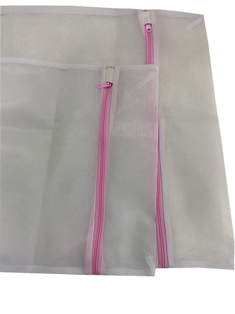 NewNest Australia - Fzzplcs FM5 LE1 Mesh Laundry Bags with Zipper, Hole Netting Lingerie Bags for Socks, Baby Clothing, Bed Sheets, Sweater, Stocking, Delicates 