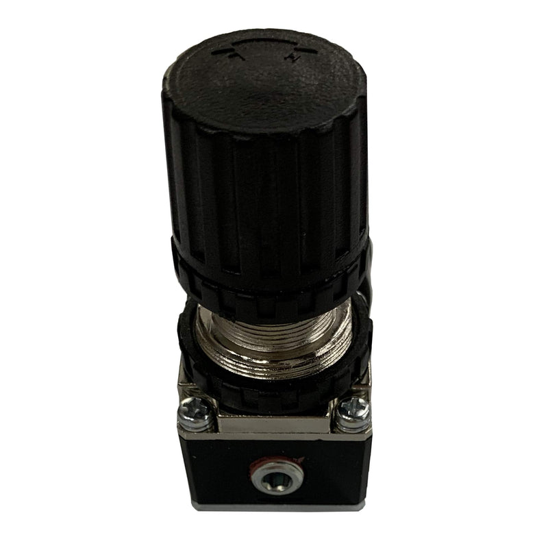 MINI PRESSURE REGULATOR FOR COMPRESSED AIR SYSTEMS, 1/4" NPT PORTS, ADJUST 7 TO 140 PSI - NewNest Australia