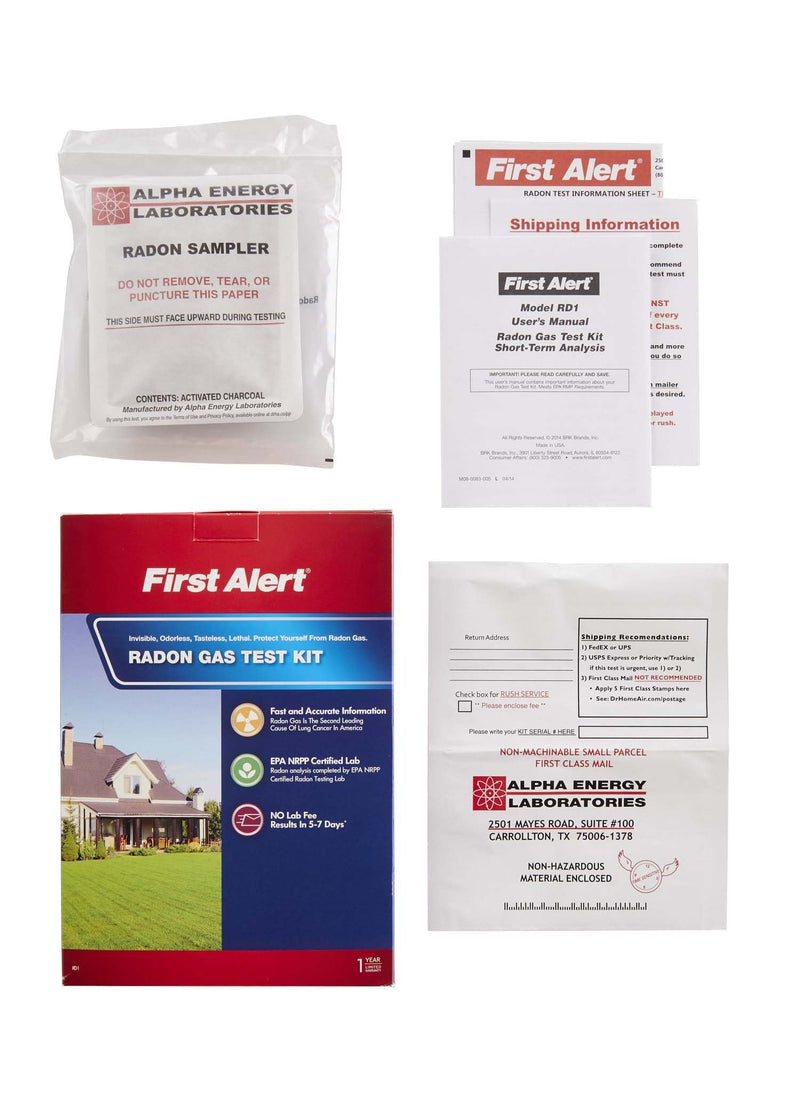 First Alert Radon Gas Test Kit, RD1 - NewNest Australia