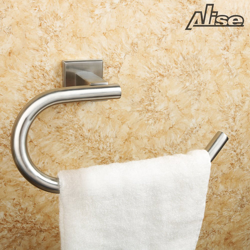 Alise GK8010 Bathroom Towel Holder Towel Ring/Rack Wall Mount,SUS 304 Stainless Steel Brushed Finish - NewNest Australia