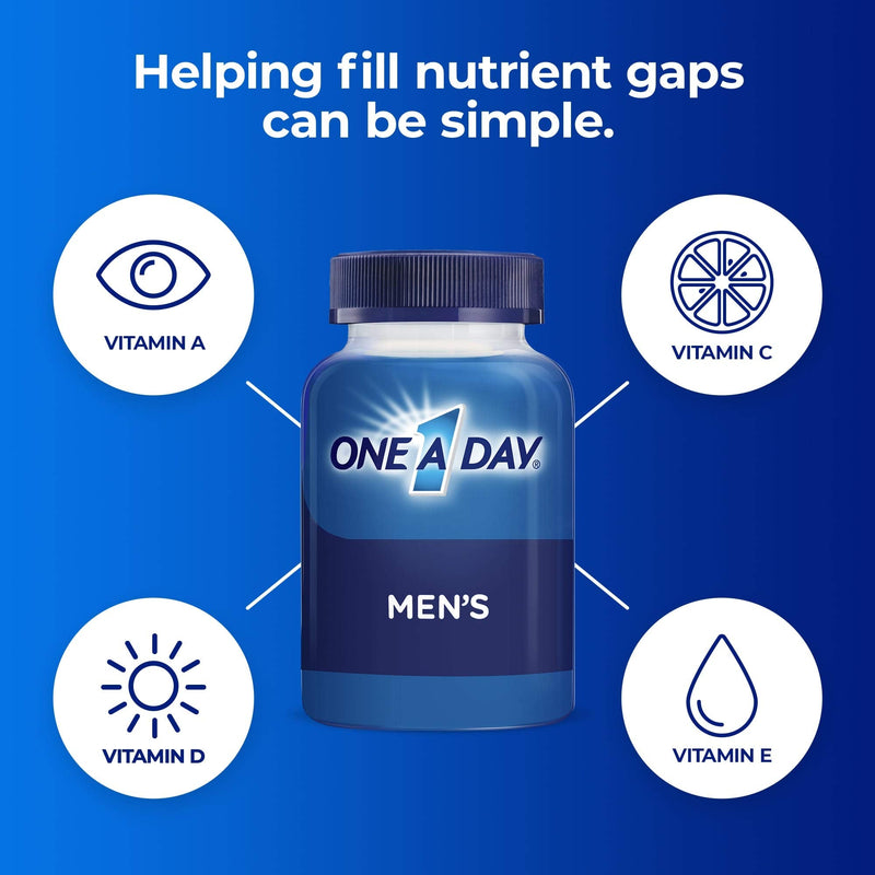 One A Day Men’s Multivitamin Gummies, Supplement with Vitamin A, Vitamin C, Vitamin D, Vitmain E, Calcium & more, 170 Count - NewNest Australia