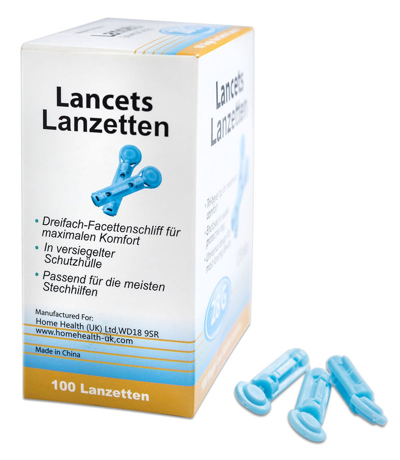 SD CodeFree blood sugar test strips value pack - 100 pieces of diabetes tests to check blood sugar (diabetes) + 50 blood lancets size 28G - NewNest Australia