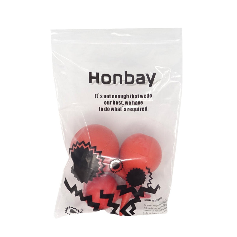 Honbay 3PCS Laboratory Tool Red Rubber Squeeze Bulb Ear Syringe Ball,30ml,60ml,90ml - NewNest Australia