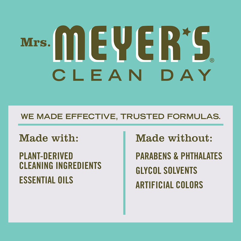 Mrs. Meyer's Multi-Surface Cleaner Spray, Everyday Cleaning Solution for Countertops, Floors, Walls and More, Basil, 16 fl oz Spray Bottle - NewNest Australia