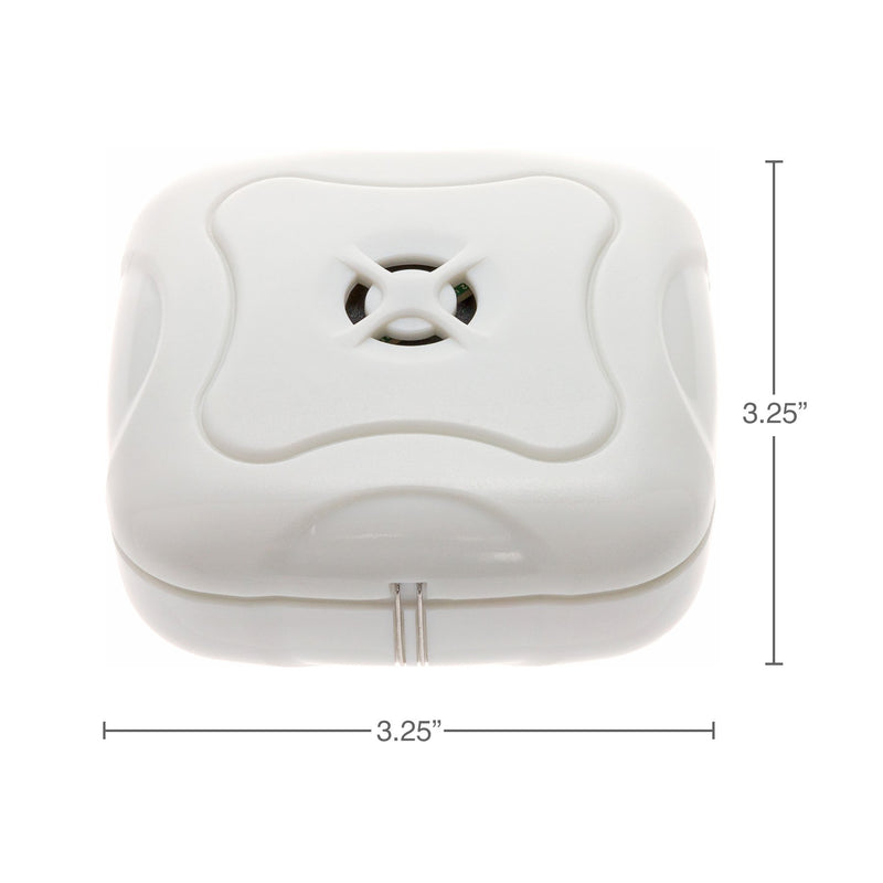 4 Pack Water Leak Detector - 95 dB Flood Detection Alarm Sensor for Bathrooms, Basements, Laundry Rooms, Garages, Attics and Kitchens by Mindful Design (White) 4 Pack White - NewNest Australia