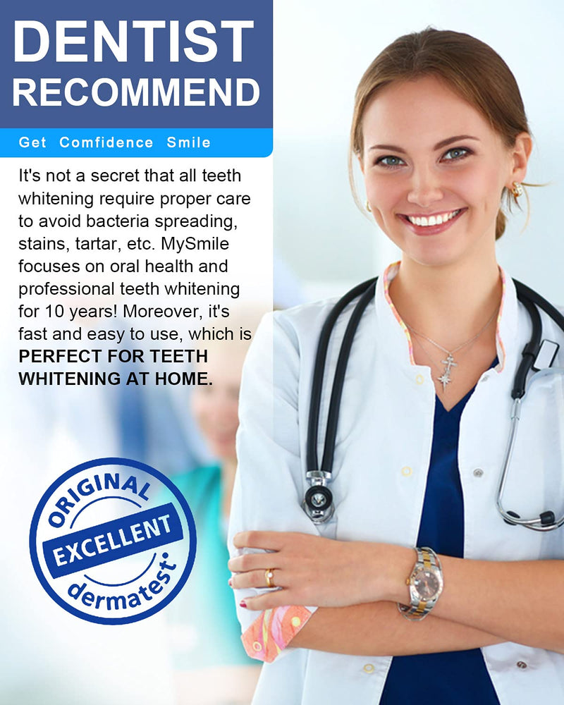 MySmile Teeth Whitening Gel Pen Refill Pack, 3 Non-Sensitive Teeth Whitening Pen, Deluxe Teeth Whitener Dental Grade Tooth Whitening Gel with Carbamide Peroxide for Home, Travel, 10 min Fast Result - NewNest Australia