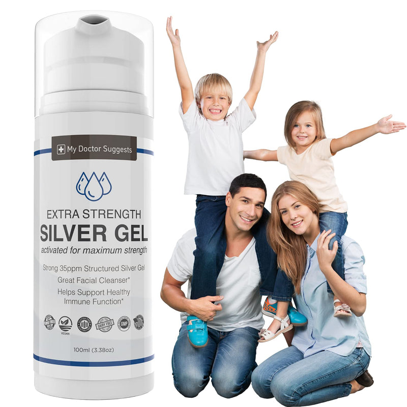 Extra Strength Silver Gel - 35ppm Silver Gel Activated for Maximum Strength Therapeutic Grade. (2) 2 - NewNest Australia