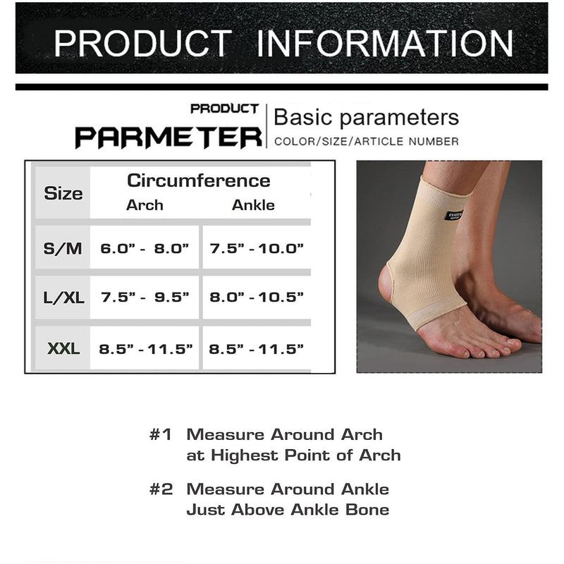Eyotto Compression Ankle Brace For Men And Women, Breathable Ankle Brace For Men And Women, Ankle Compression Socks For Swelling, Plantar Fasciitis, Pain Relief, Running - NewNest Australia