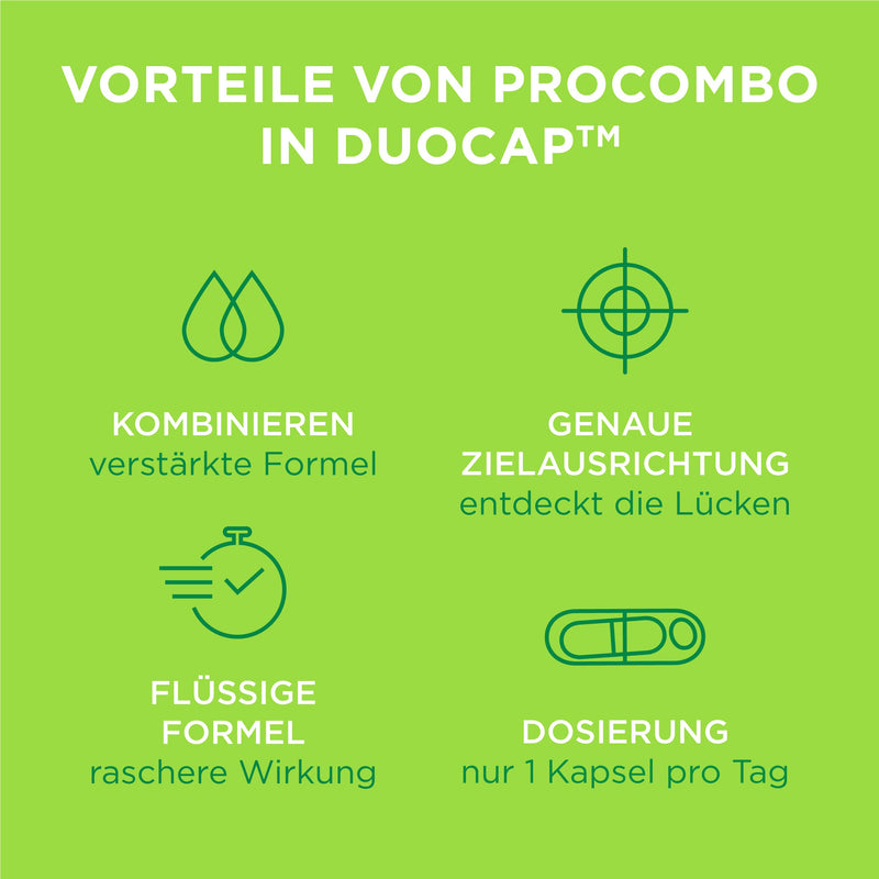 Procombo The Smart Synbiotic With Targeted Alignment Of "Good" Bacteria. Double Capsule And Liquid Formula For Fast Results. 1 Capsule Per Day. Laboratory Tested (Pack Of 3) - NewNest Australia