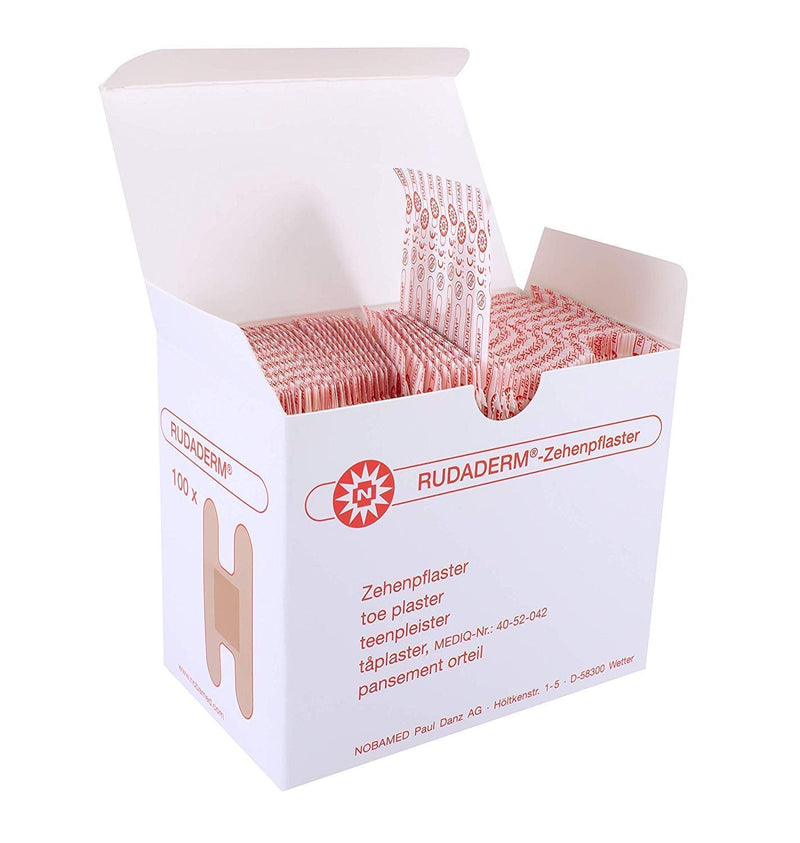 RUDADERM toe plasters 100 pieces - NewNest Australia