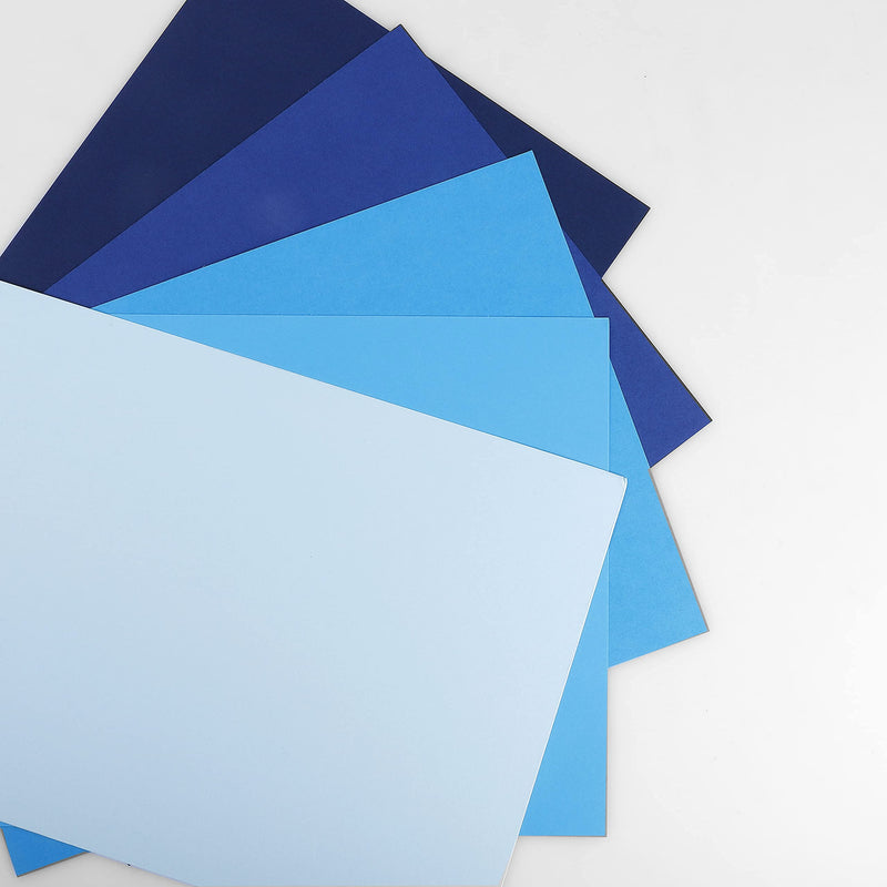 Blue Navy Colored Cardstock Thick Paper 50 Sheets 8.5" x 11" Heavyweight 92lb Cover Card Stock for Crafts and DIY Cards Making Blue Cardstock - NewNest Australia