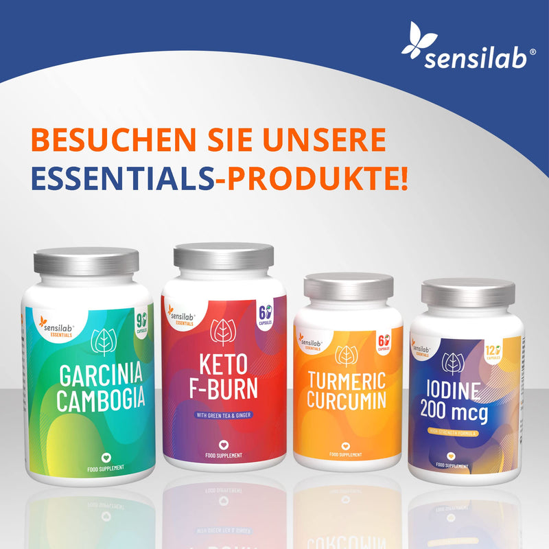 Sensilab Iodine Tablets 200 mcg - Potassium Iodide Tablets to Support the Thyroid and Nervous System - 120 Iodine Tablets - 4 Month Supply - NewNest Australia