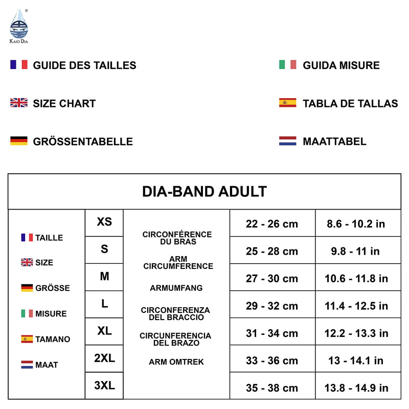 Dia-Band, Ultra Thin Armband for CGM Freestyle Libre, Medtronic, Dexcom or Omnipod - Comfortable and Reusable Diabetic Armband for Glucose Sensor. (XXXL (35-38 cm)) XXXL (35-38 cm) - NewNest Australia